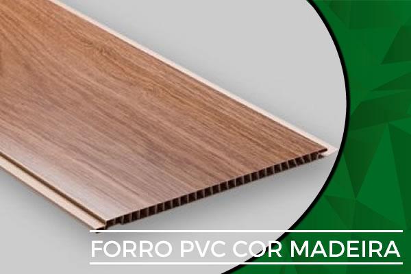 forro pvc cor madeira