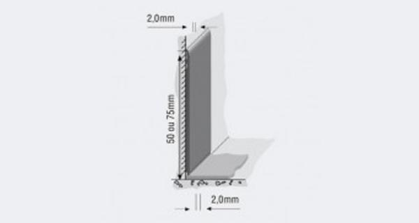 Rodape? Plano em PVC 75mm Rodape? Plano em PVC 75mm