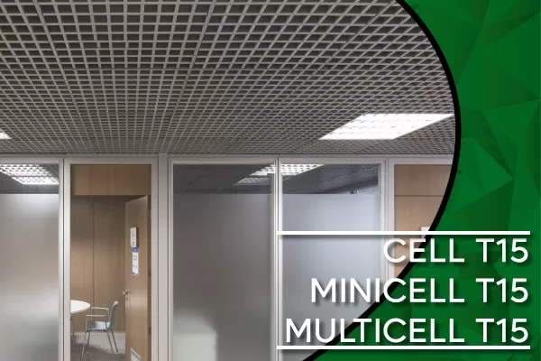 HunterDouglas CELL T15, MINICELL T15 E MULTICELL T15