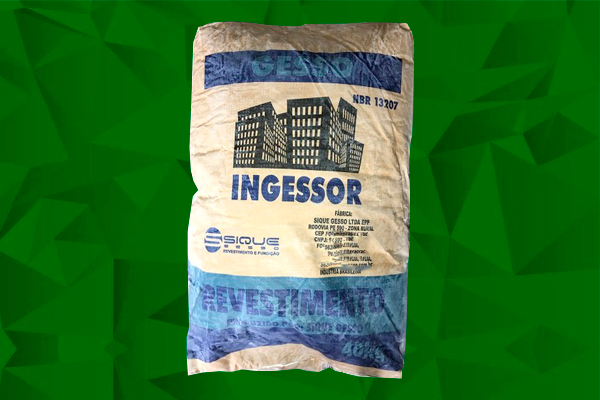 Gesso lento em pó Gesso lento em pó